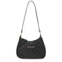 Bolso De Mano Bordado Para Mujer Bolso De Hombro Versátil De Moda Forma De Media Luna Material PU Con Lining De Poliéster - details 12