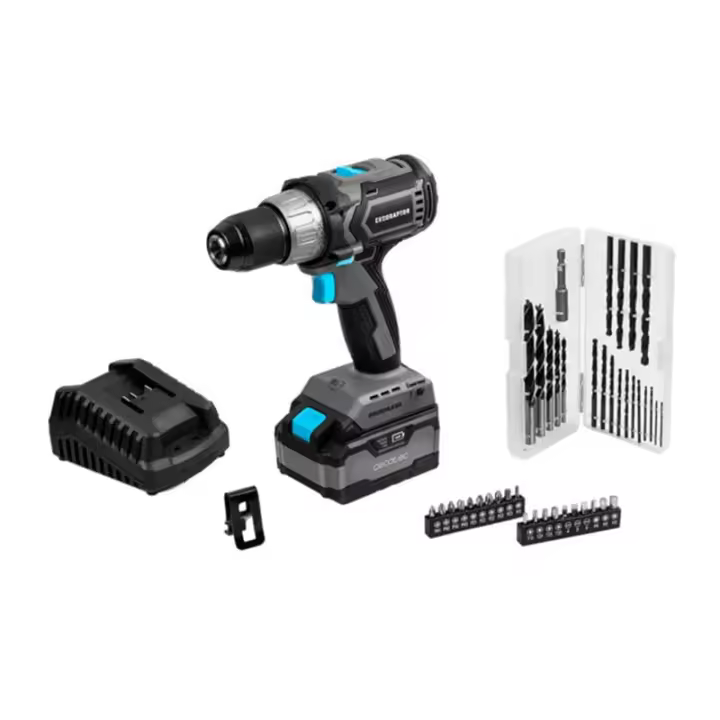 Taladro atornillador Cecotec CecoRaptor Perfect Drill 4020 Brushless Ultra 20V 4000mAh 2000rpm gris - 1