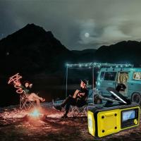 （Pre-sale）Radio Portátil Con Cargador De Solar Y Manivela 5000mAh Emergencia AM/FM SW Multi BAND Con Linterna LED Y Power Bank - details 1