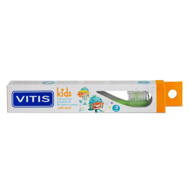 Dentaid VITIS CEPILLO DENTAL KIDS INFANTIL Suave para Niños - Diseño Infantil Atractivo - 1