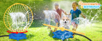 Juguete Deportivo Para Niños Rosca De Rociador Circular Juego Al Aire Libre Para Jardín Piscina Con Sprinkler Rotativo - details 1