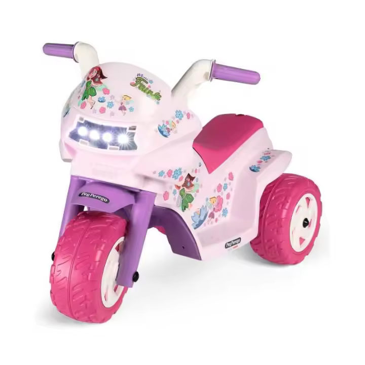 Peg Perego Mini Fairy Moto Eléctrica Infantil Correpasillos para Niñas - Segura Desde 1 Año - 1