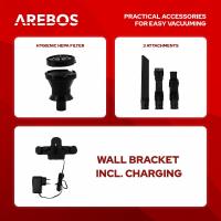 AREBOS Aspiradora de mano baterÃ­a de |Aspiradora 2 en 1| Sin bolsa | InalÃ¡mbrica - details 15