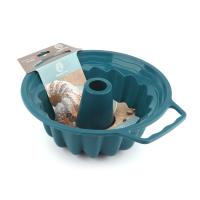 MasterChef MCA-SAVAP Molde de Tarta Savarin de Cocina Profesional de Silicona reforzado de Acero Antiadherente Azul Pavo - details 0