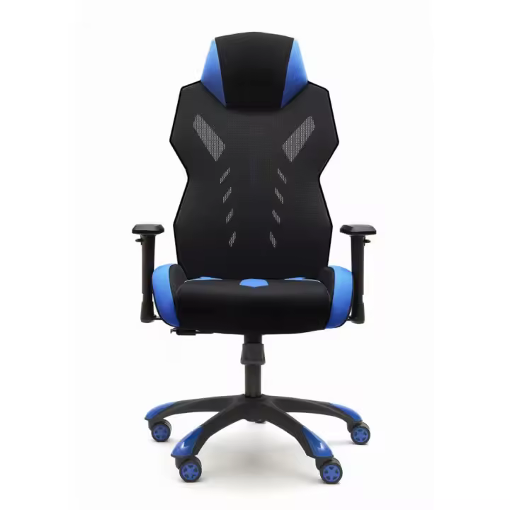 Tecno Oficinas - Silla Gaming GALAXY - Euromof | 4 posiciones | Regulación de altura| Brazos regulables | Reposacabezas| Respaldo tapizado en malla de alta resistencia, suave y alta transpiración - 1