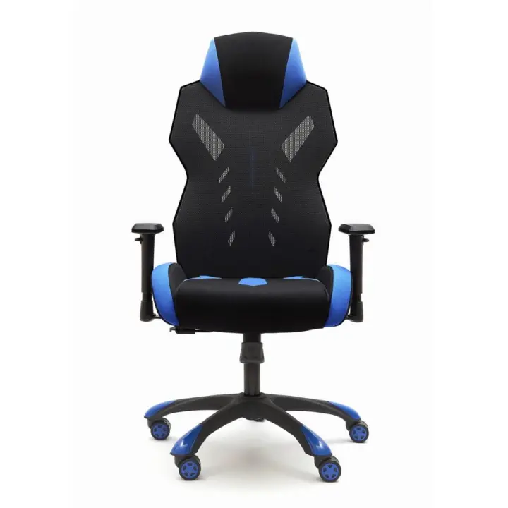 Tecno Oficinas - Silla Gaming GALAXY - Euromof | 4 posiciones | Regulación de altura| Brazos regulables | Reposacabezas| Respaldo tapizado en malla de alta resistencia, suave y alta transpiración - 1