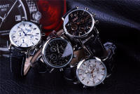 Reloj Mecánico Automático JARAGAR 348 Para Hombre Con Correa De Cuero Lujo Resistente Al Agua Casual Business Reloj Hombre - details 6
