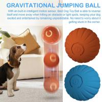 Bola De Juguete Para Perros Inteligente Automática Rotativa Interactiva USB Recargable Mordedor Para Puppies Juguetes Para Mascotas - details 0