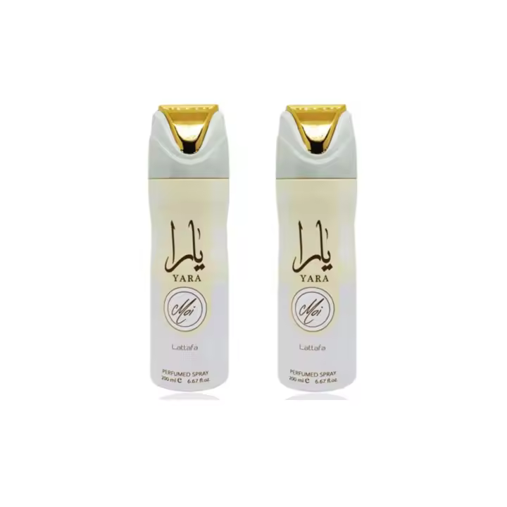 Lattafa Desodorante YARA MOI x2 UNIDADES - 200ml x2 Spray - 1