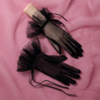 Guantes De Boda Para Novia Estilo Romántico Y Dulce De Largo Muñeca Para Mujer Guantes De Fiesta De Baloncesto - details 7