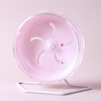Rueda De Ejercicio Silenciosa Para Hamsters Gerbils Y Rattus Con Soporte Ajustable Plástico Material No Contiene Químicos Dañinos - details 3