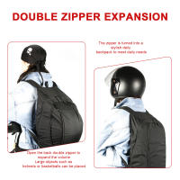 Mochila De Motocicleta 24L Impermeable Plegable De Nylon Con Gran Capacidad Para Laptop Y Casco Almacenamiento Para Deportes Al Aire Libre Motos - details 2