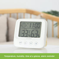 Termómetro Y Higrómetro Digital Justilau Con Sensor De Temperatura Y Humedad Para Interior Múltiples Funciones Pantalla LCD Fácil De Usar - details 3