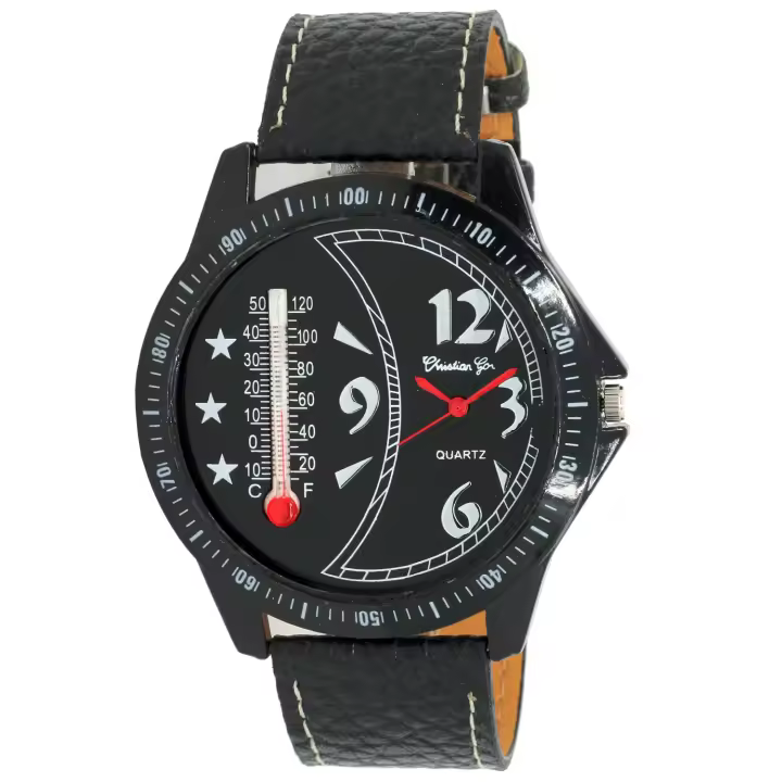 Christian Gar Cg-7530-18047-4  Reloj Para Para Hombre Color Negro - 1
