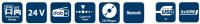 BLAUPUNKT DUBAI 324 DAB BT Autorradio para vehículos de alta resistencia Color Negro, Bluetooth - details 0