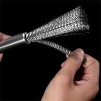 Cepillo De Limpieza Para Olla De Acero Inoxidable 304 Cepillo De Cocina Multifuncional Con Pelo De Acero Limpieza Doméstica - details 0
