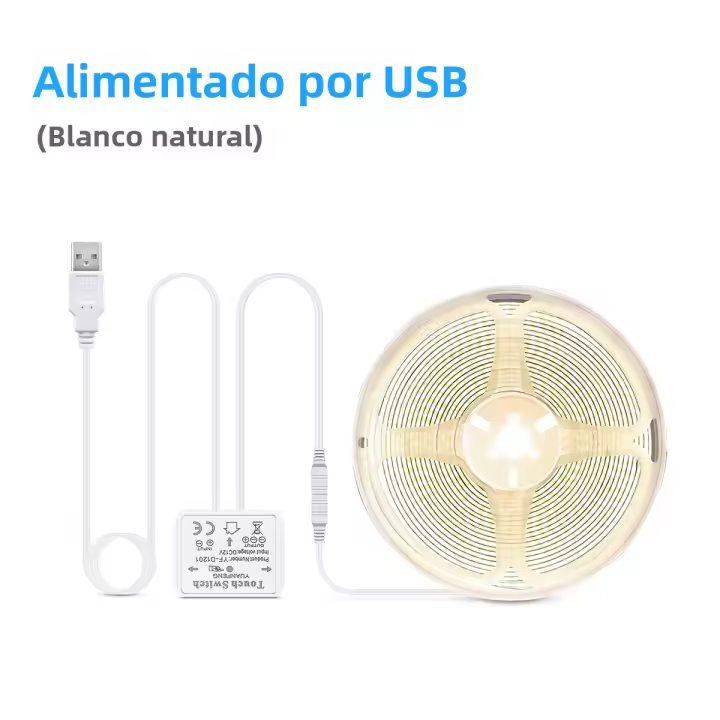 Luces LED COB USB 5V Para Espejo De Maquillaje Y Mesa De Vestir Con Sensor Táctil Dimmer Iluminación Trasera Para Baño - 1