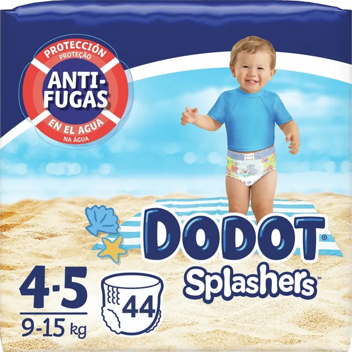 Dodot Splashers Pañales Bebé, Talla 4-5. - 1