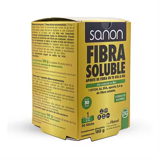 Sanon Fibra Soluble 30 sticks - 1
