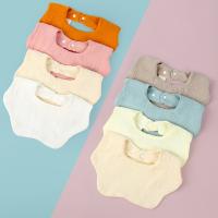 Bebé Bibs De Algodón Color Sólido Para Niños Y Niñas Toalla De Saliva Para Bebés Recién Nacidos Con Estilo Bandana Y Flor - details 0