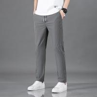 Pantalones Casuales Para Hombre Transpirables Y Secado Rápido Estilo Slim Straight Adecuados Para Senderismo Y Deporte - details 1