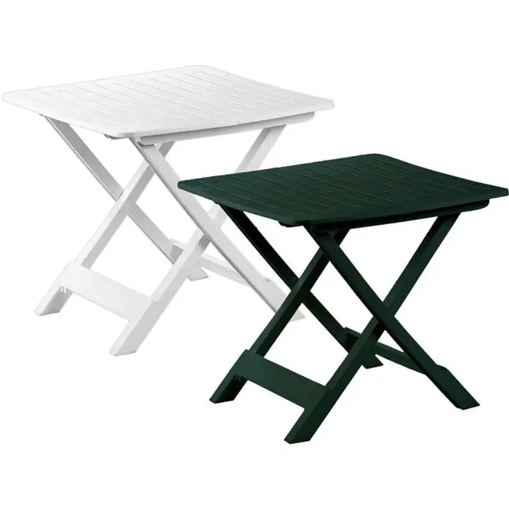 Mesa plegable Tavare - 79x72x70 cm - Blanco - 1