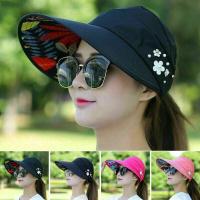 Sombrero De Verano Para Mujer Con Pico Ancho Plegable Protección UV Sombreros De Playa Capaz De Protegerse Del Sol - details 1