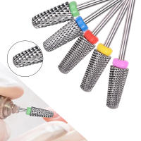 Broca De Uñas De Acero Tungsteno Para Taladro Eléctrico Pulido De Uñas Eliminación De Uñas Polvo Cabeza De Pulido Cutícula En Colores Variados - details 2