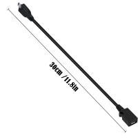 Cable De Datos Y Suministro De Energía USB Tipo-C/Mini USB 5P/Micro USB 5P Hembra a 8-Pin Mini B Macho 0.3m Para Cámara MP3/MP4 Y Dispositivos Móviles - details 5