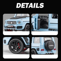 Modelo De Coche De Aleación De Metal Mercedes Benz BRABUS G800 1:36 Con Sonido Y Luz Juguete De Colección Para Niños Regalo - details 5