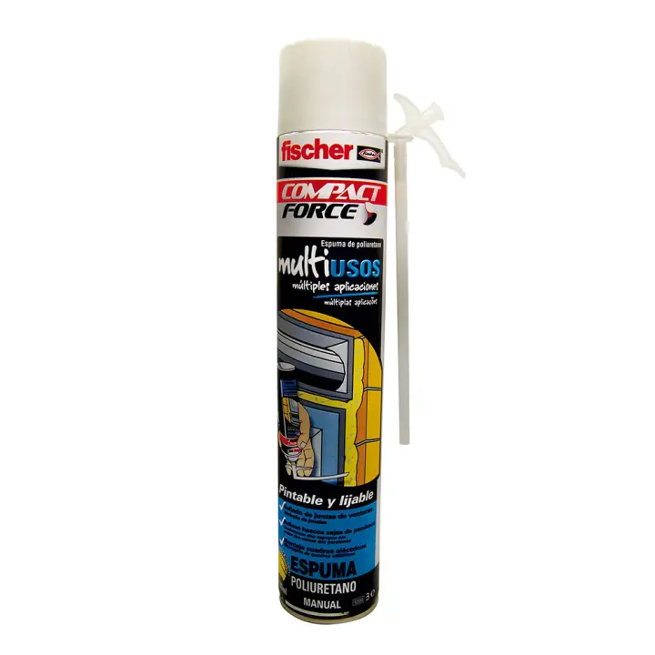 ESPUMA POLIURETANO MULTIUSOS MANUAL 98666 FISCHER 700ml - 1
