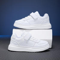 Nuevos Zapatos Para Niños Tenis Deportivos Casuales Para Niñas Zapatillas De Caminar Cuero Suave Suela Suave Pequeños Zapatos Blancos - details 10