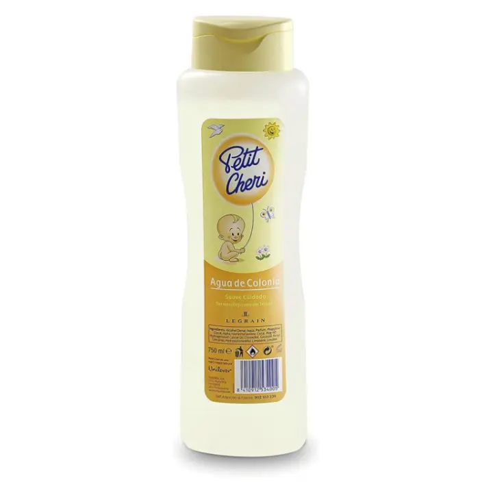 Johnson & Johnson Colonia Infantil Petit Cheri 750ml - Fresca para Uso Diario - 1