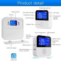 Sensor De Temperatura Y Humedad WiFi Para El Hogar Y Exterior Alarme Compatible Con Alexa Medidor De Temperatura Y Humedad Para Plantas Acuario Soporte Para BBQ - details 8