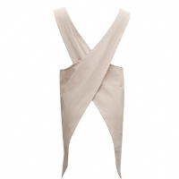 Delantal De Lino Transpirable Retro Para Mujer Para El Hogar Y El Trabajo Doméstico Estilo Japonés Anti Suciedad Para Cocina Café Salon De Uñas - details 12
