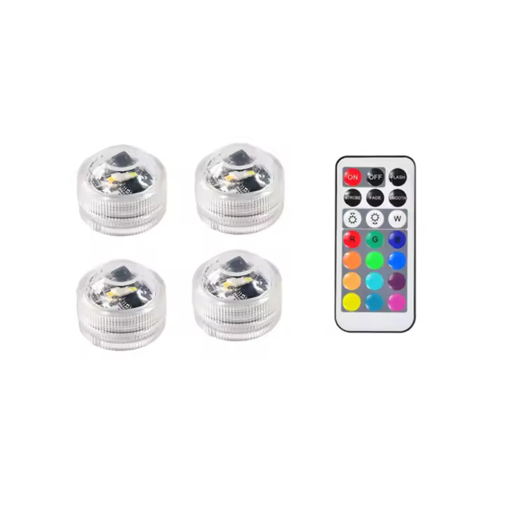 PORCHEDDU Mini Luz LED con control remoto IP65 Lámpara decorativa Para interiores una prueba de Agua - 1