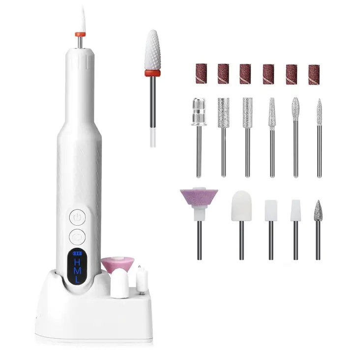 Máquina pulidora de uñas eléctrica inalámbrica, portátil, profesional, manicura - 1