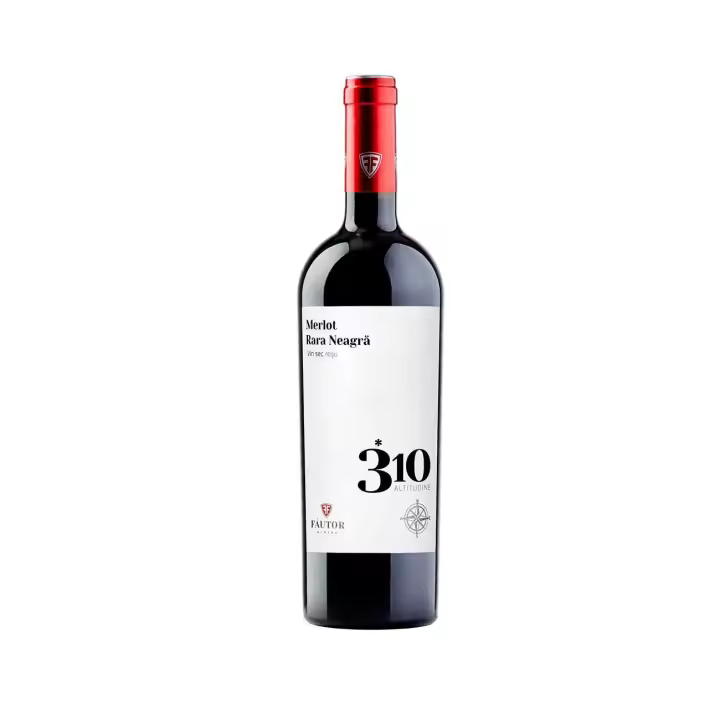 310 ALTITUDINE Merlot & Rara Neagra 2019 Vino tinto, tranquilo, seco, de Fautor, Moldavia - 1