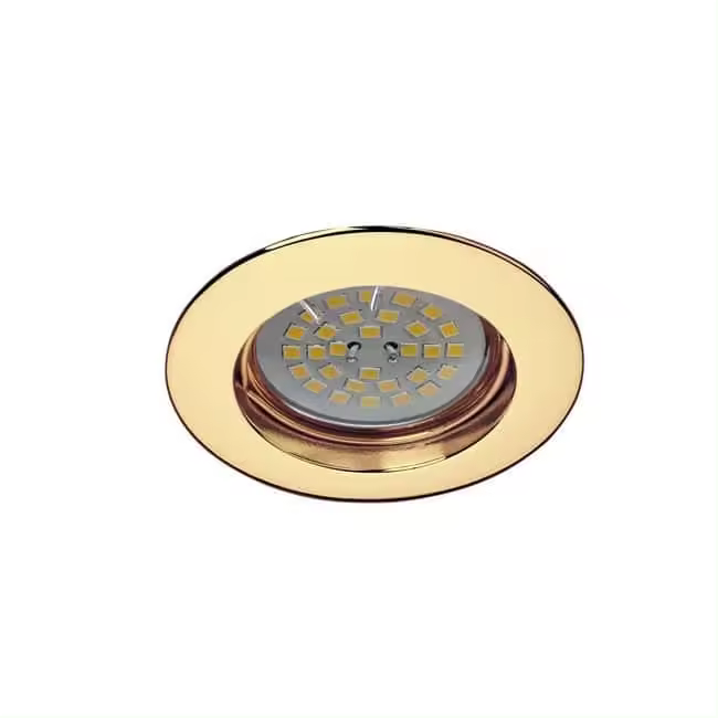 Wonderlamp Foco empotrable BASIC redondo fijo oro. Wonderlamp - 1