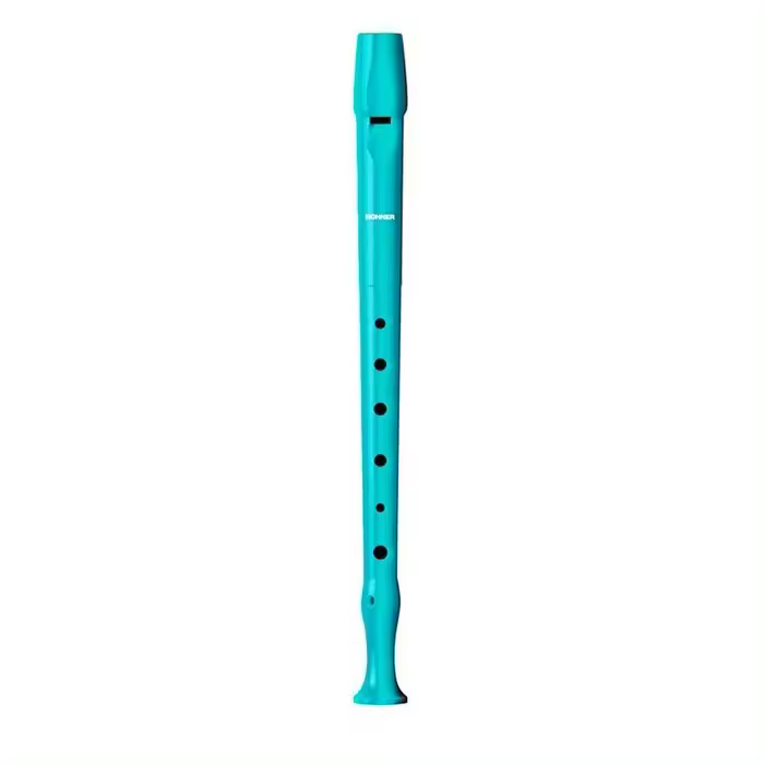 FLAUTA DULCE HOHNER AZUL CLARO ALEMANA | CON FUNDA Y LIMPIADOR – INSTRUMENTO ESCOLAR DE INICIACIÓN MUSICAL - 1