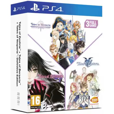 Tales of Vesperia, Tales of Berseria, Tales of Zestiria Juego para Consola Sony PlayStation 4, PS4 - 1