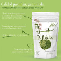 Te Matcha original en Polvo Origen Japonés provincia Kagoshima, Undercover Natural – Antioxidante, Energizante Alta Calidad - details 1