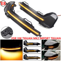 Espejo Dinámico Para Volkswagen Tiguan MK2 II R 5N 2017-2020 Con Señal De Giradiscos LED Luz De Señalización Para VW - details 0