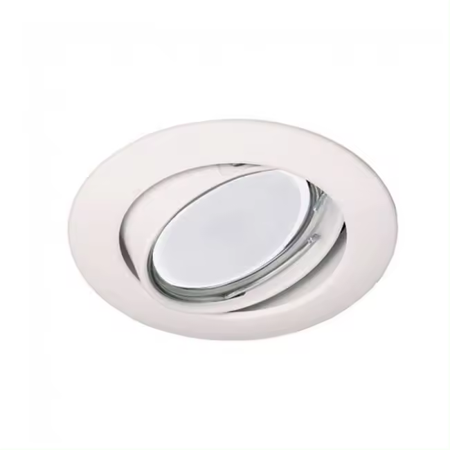 Wonderlamp Empotrable basculante blanco + Bombilla LED 8W neutra - 1