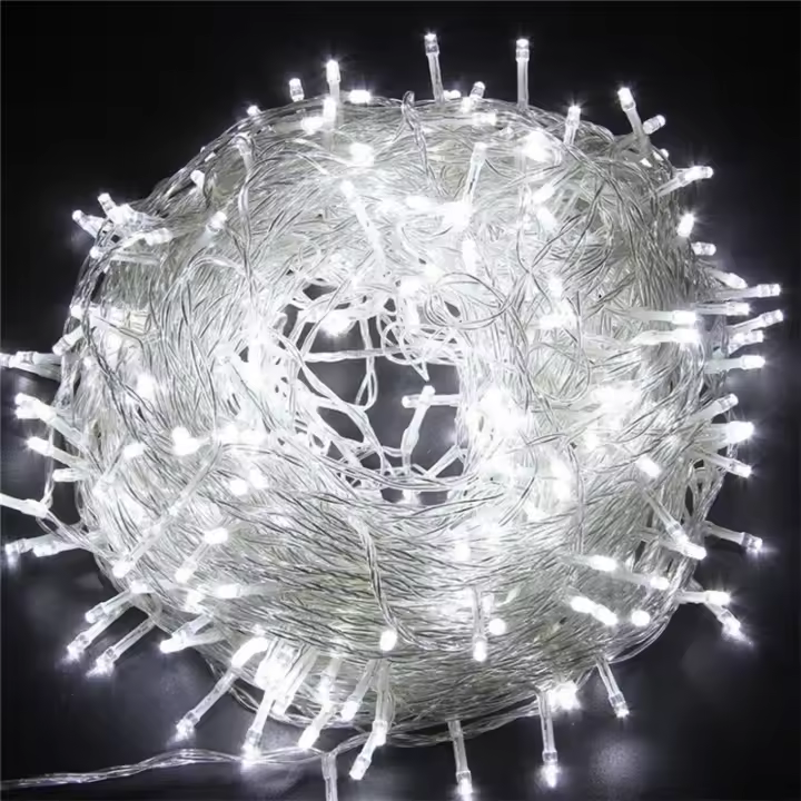 Luces LED De Navidad Con Cable De 10M Con Enchufe EU Plug Decoración De Guirnalda De Lámparas De Hadas Para Hogar Boda Fiesta Festiva - 1