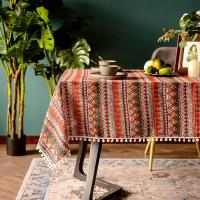 Mantel De Lino Y Algodón Europeo Y Americano Resistente Al Desgaste Y Antideslizante Estilo Bohemio Para Fiestas Y Cocina - details 3