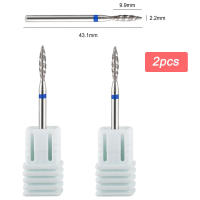 2pcs TP Bit De Uñas De Diamante Torbellino Para Broca De Taladro Y Pulidora Eléctrica Herramientas De Pedicura Corte De Acero Inoxidable - details 11