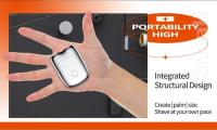 Afeitadora Eléctrica Portátil Para Hombres Mini USB Recargable Regalo Para Novio Afeitadora De Barba Viaje Caja De Regalo Material PVC - details 2