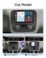 Radio De Coche Multimedia 7 Pulgadas IPS 2din Con Wireless Carplay Android Auto Bluetooth USB FM Capacidad De Memoria Externa 256G Soporte Control De Volante Y Android Auto - details 12