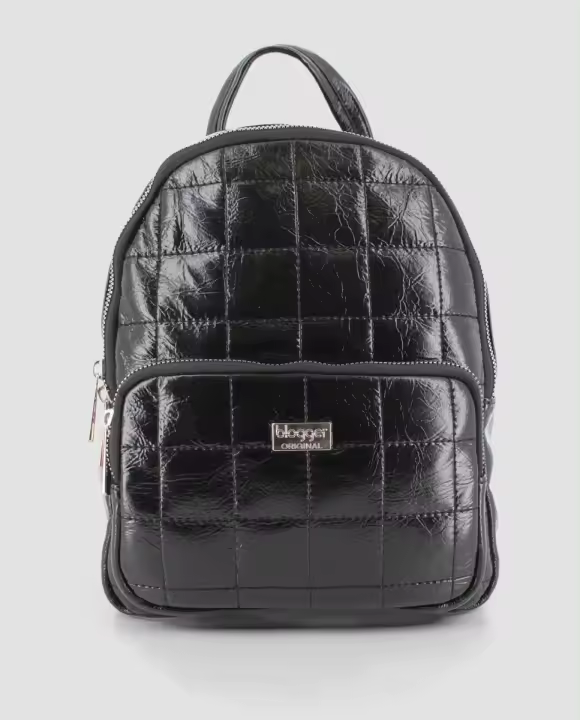 Blogger RITA Mochila de mujer negra en polipiel 78600 - 1